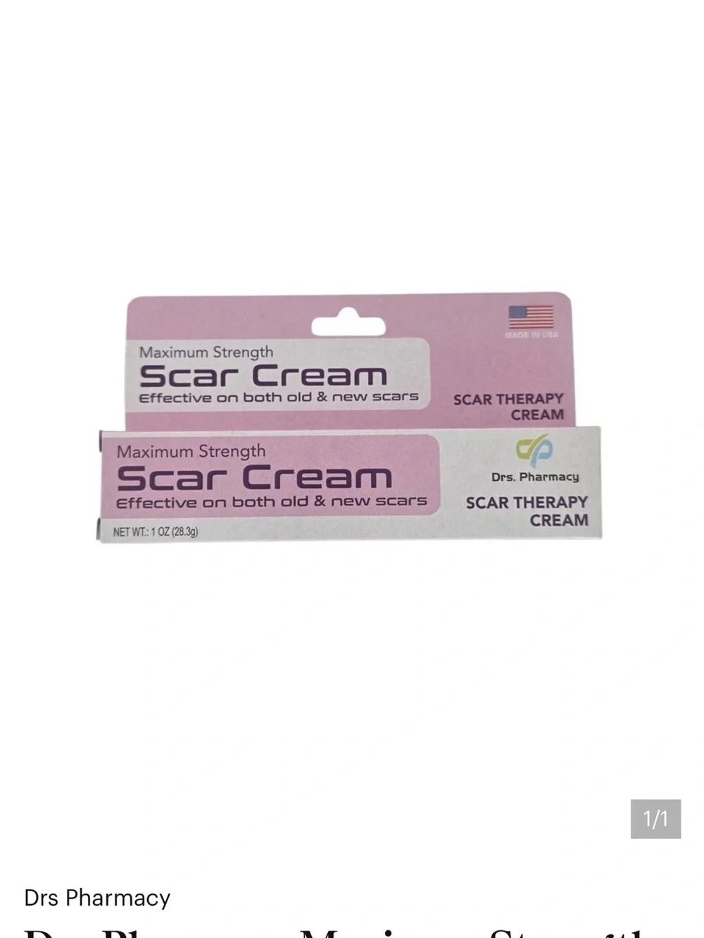 Maximum Strength Scar Cream - Pink
